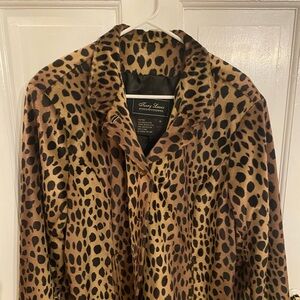 Terry Lewis Classic Luxuries 1X Leopard Print Jacket